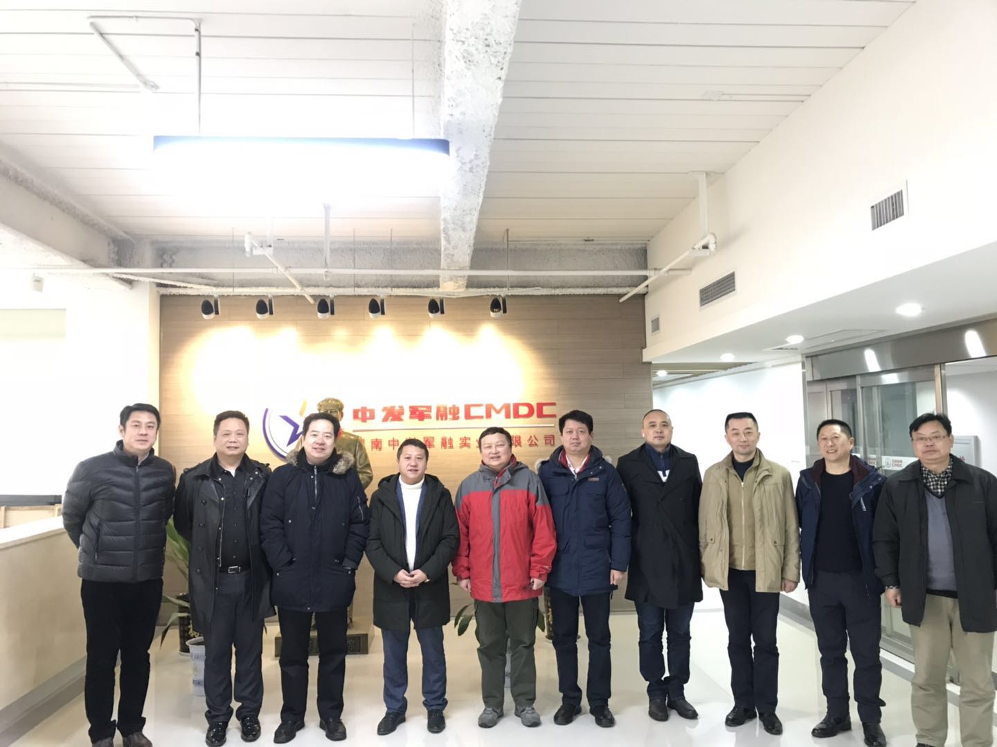 中国民航大学考察团莅临我公司进行考察